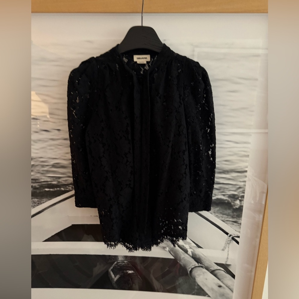 zadig and voltaire lace top